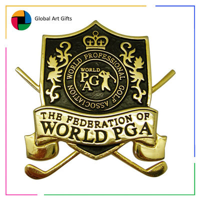 Beli Custom No Color Metal Pin Badge No Minimum Quantity Die Casting / Stamping pembuatan online