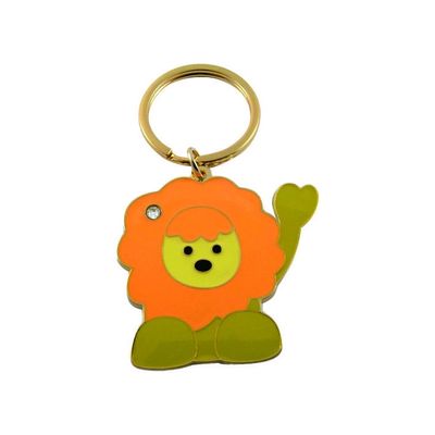 Beli Animal Custom Metal Keychains Vendor Promosi Cute Kartun Kunci Cincin pembuatan online