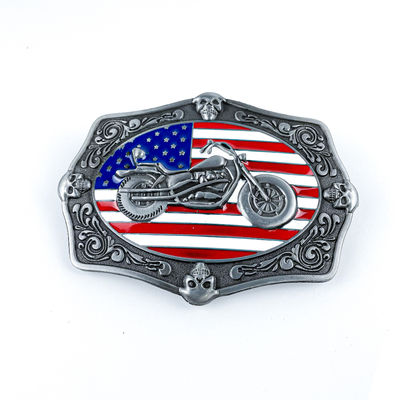 Beli Pria Fashion Custom Made Belt Buckles Sepeda Motor Gaya Sheriff Belt Buckle logam perak antik pembuatan online