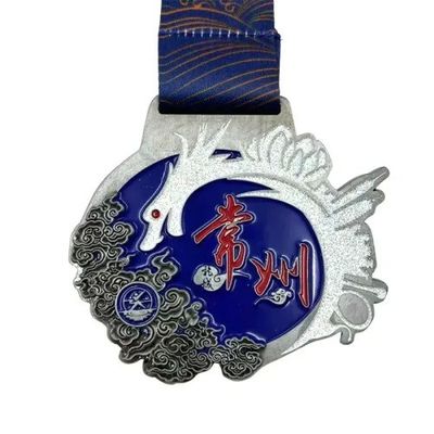 Beli Die struck Custom mengukir medali ditutupi dengan glitter berputar medali pembuatan online