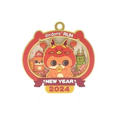 Beli paduan seng Custom Fun Run Medali Enamel Penghargaan Dengan Merek Logo pembuatan online