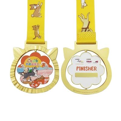 Beli Menyelesaikan Pet Sports Charity Running Medallions Medali Berputar pembuatan online