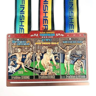 Beli Ironman Triathlon Medali Untuk Penghargaan Custom Event Medali Souvenir Sederhana pembuatan online