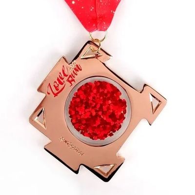Beli Creative Floating Valentine's Day Fun Run Medali Dengan Ukiran Pribadi pembuatan online
