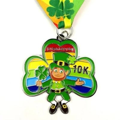 Beli Percetakan Offset St Patrick Medal Desain Zinc Alloy St Patrick Medallion pembuatan online