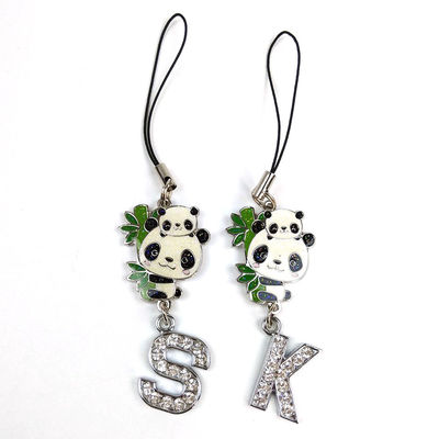 Beli Panda Element Custom Couple Keychain Couple Key Ring Karikatur Metal pembuatan online