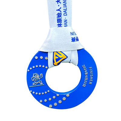 Beli Toroidal Custom Medallions Trail Run Penghargaan yang diukir / medali penghargaan khusus pembuatan online