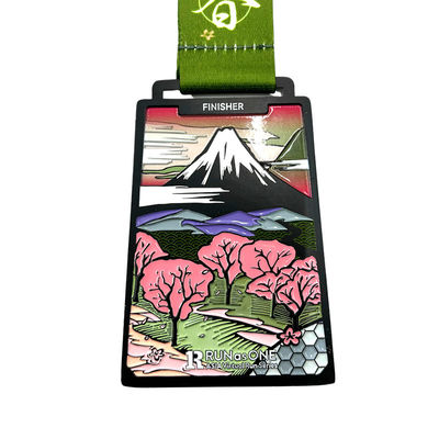 Beli Asia Virtual Run Series Races Award Soft Enamel Medal Disesuaikan pembuatan online