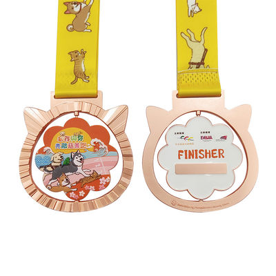 Beli Menyelesaikan Pet Sports Charity Running Rotatable Medal pembuatan online