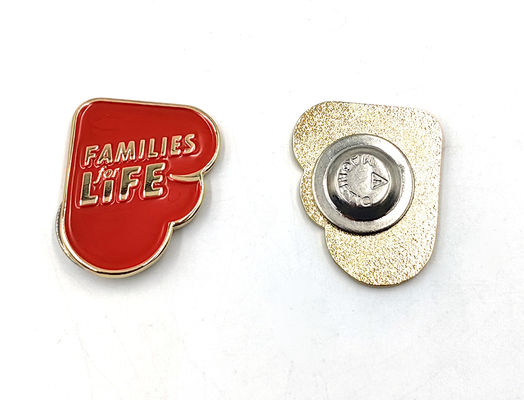 Beli Lambang Pelayanan Publik Peringatan Pin Lapel Enamel Lembut Warna Logam Tunggal pembuatan online