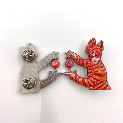 Beli Desain yang dapat disesuaikan Pencetakan UV Spinning Pin Badge dengan finishing yang dipoles Kerajinan ahli dan karya seni 2D / 3D pembuatan online
