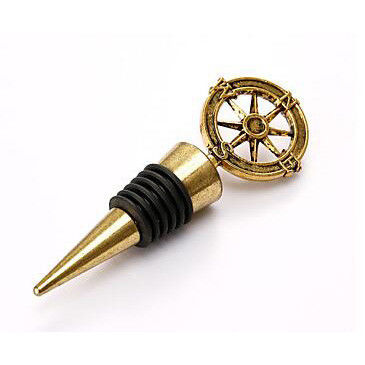 Beli Custom Adventure Compass Wine Stopper untuk konservasi anggur yang unik pembuatan online
