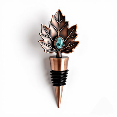 Beli 3D Die Struck Desain Vintage Kuningan Wine Stopper pembuatan online