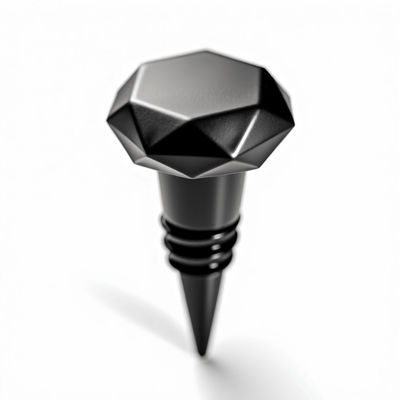 Beli 3D Die Struck Desain Vintage Kuningan Wine Stopper Dengan Logo Disesuaikan pembuatan online