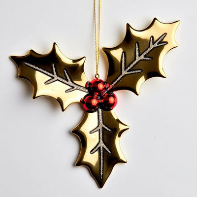 Beli Perhiasan Glitter Holly Menambah sentuhan perayaan untuk Kalung dan Garland pembuatan online