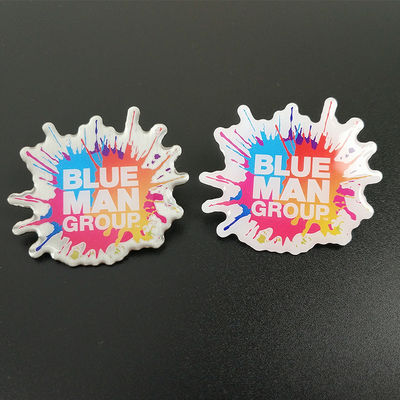 Beli Blue Man Group Color Splash Lapel Pin Sempurna Untuk Penggemar Dan Kolektor Ikon Performance Group pembuatan online