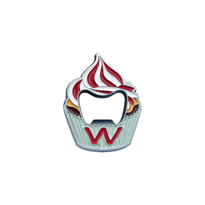 Beli Pembuka Botol Enamel Lunak Bentuk Cupcake 50×40×4mm pembuatan online