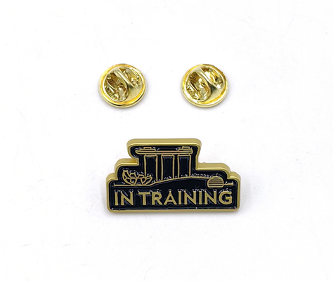 Beli Double Butterfly Clasp Black Enamel Badge with Unique Plastic Box The Perfect Addition to Your Lapel Pin Collection pembuatan online