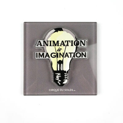 Custom Acrylic Magnet Light Bulb 2 Tier Pribadi Magnet Kulkas