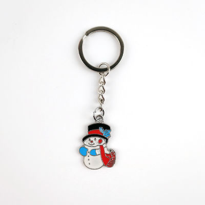 Keychain Enamel Lembut bertema Natal Aksesoris Perayaan untuk Musim Liburan
