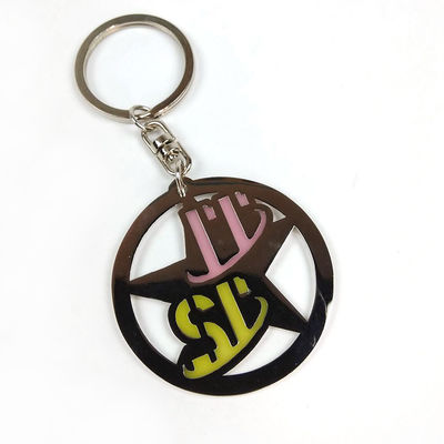 Warna Transparan Laker Keychain Promosi Vibrant Twist Untuk Merek